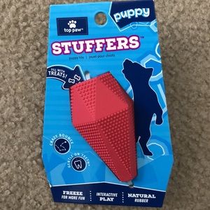 Puppy stuffed treat toy
